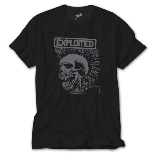 The Exploited Skull Siyah Tişört
