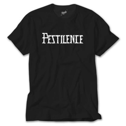 Pestilence Logo Siyah Tişört