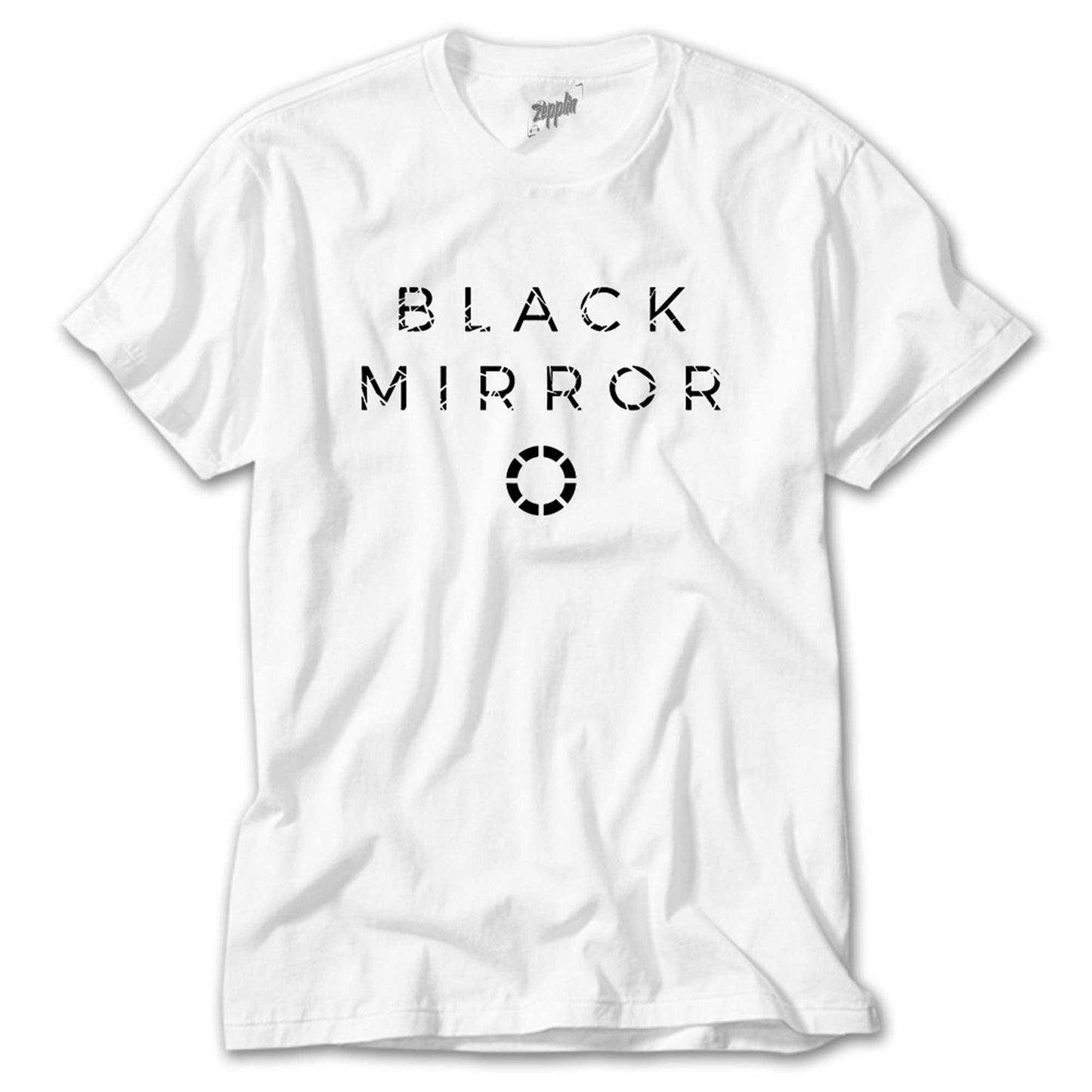 Black Mirror Loading Beyaz Tişört