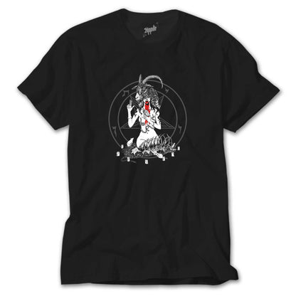 Baphomet Blood Siyah Tişört