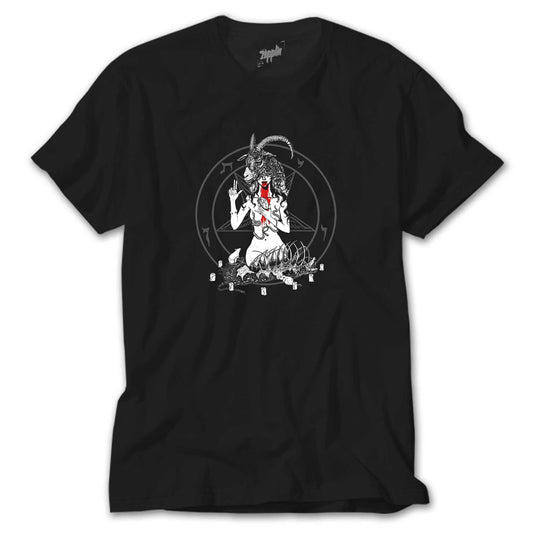 Baphomet Blood Siyah Tişört
