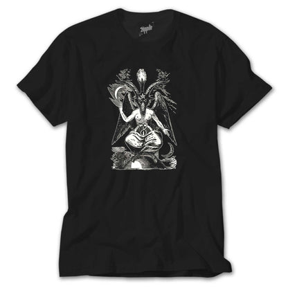 Baphomet Cliphas Levi Del Siyah Tişört