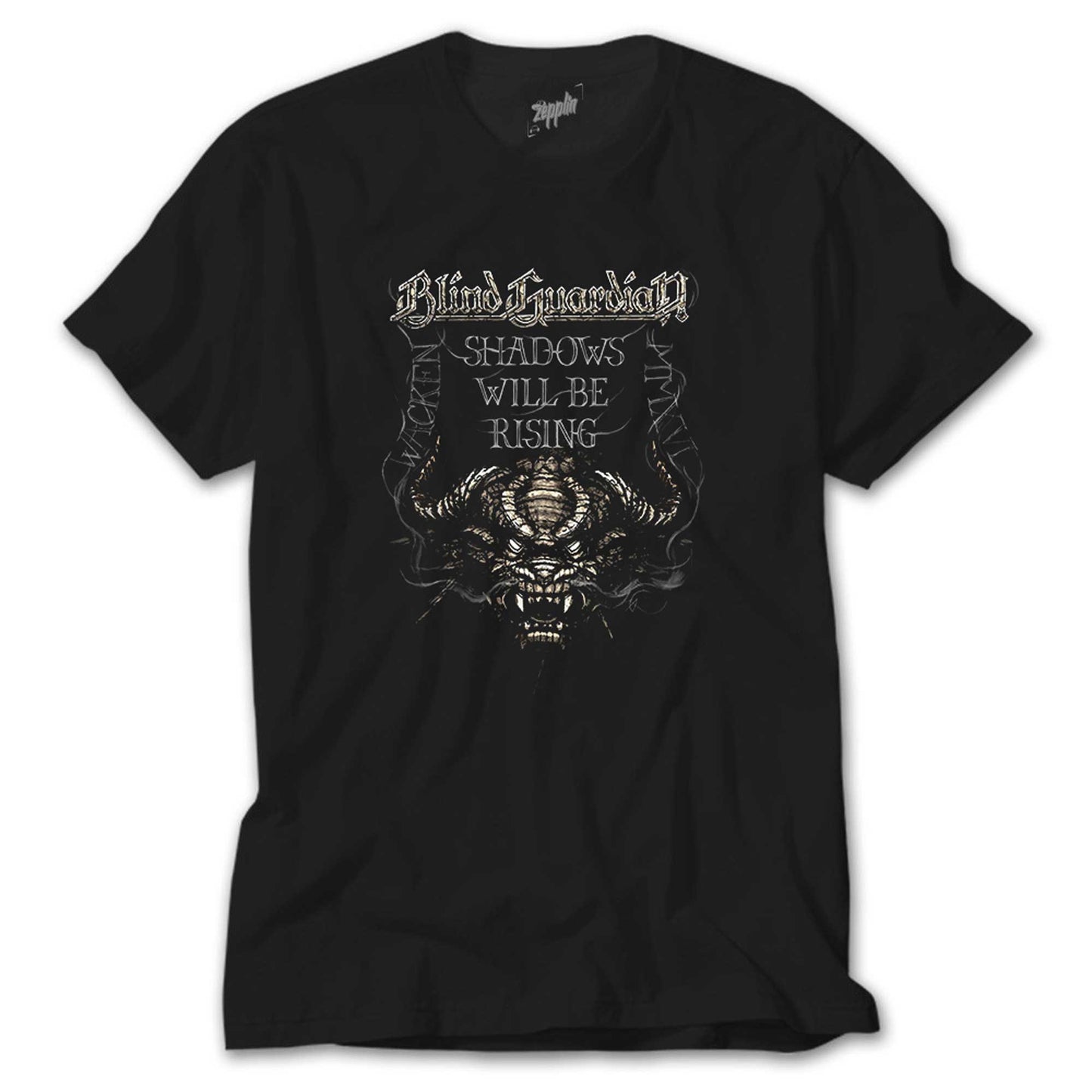 Blind Guardian Shadows Will Be Rising Siyah Tişört