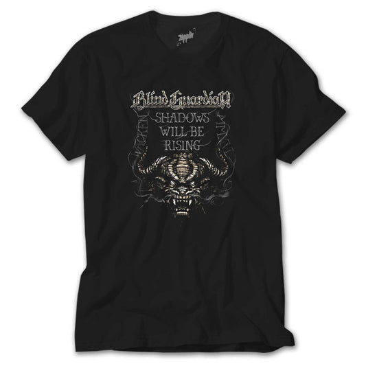Blind Guardian Shadows Will Be Rising Siyah Tişört