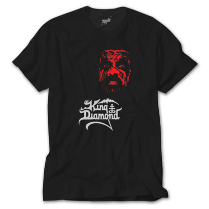 King Diamond Head Siyah Tişört