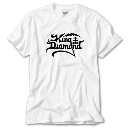 King Diamond Logo Beyaz Tişört