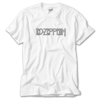 Led Zeppelin Logo 2 Beyaz Tişört