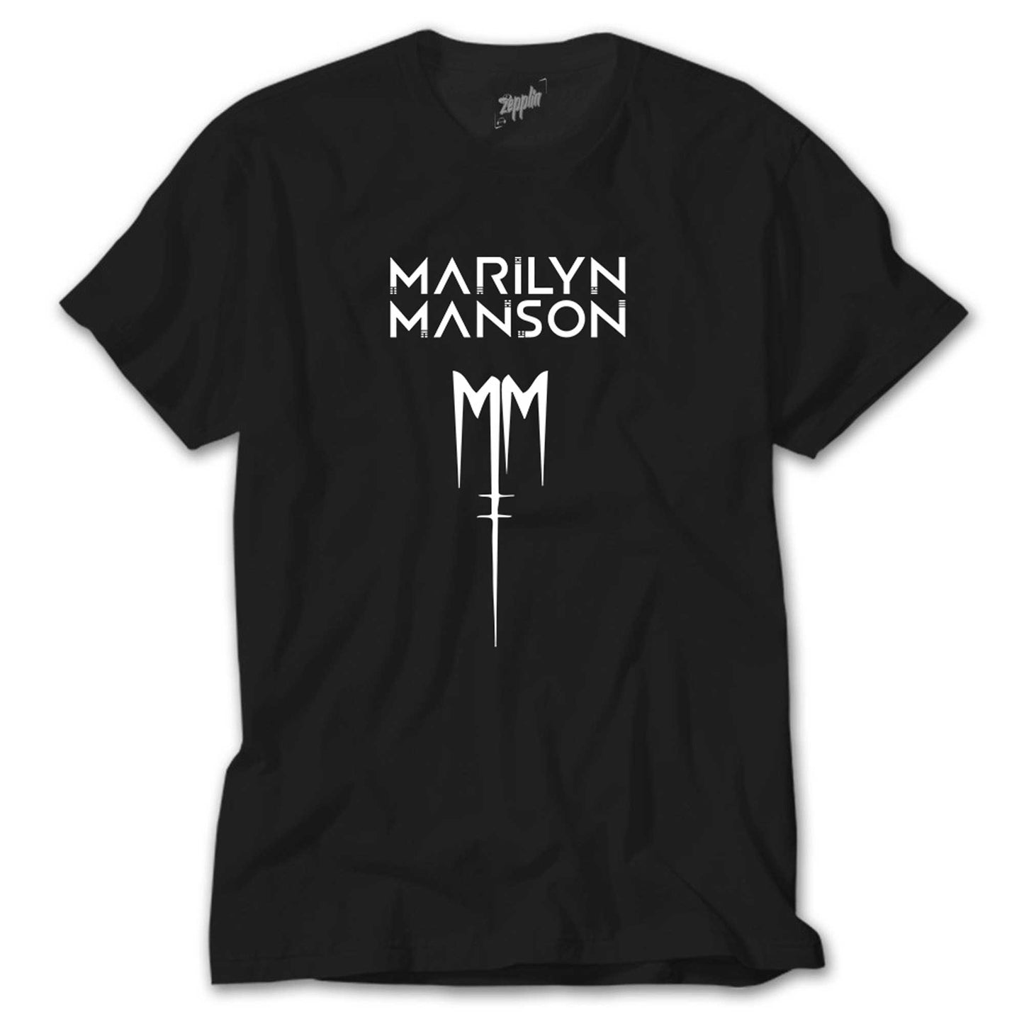 Marilyn Manson Logo Siyah Tişört
