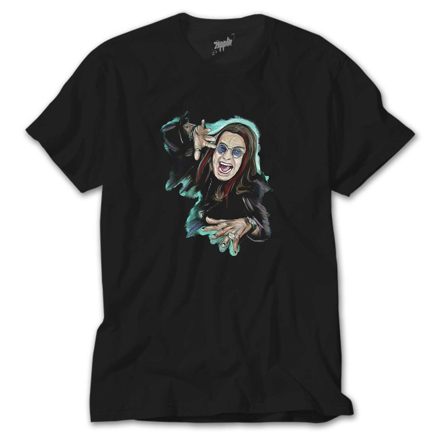 Ozzy Osbounre Colors Body Siyah Tişört