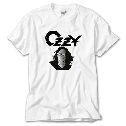 Ozzy Osbounre Head Beyaz Tişört