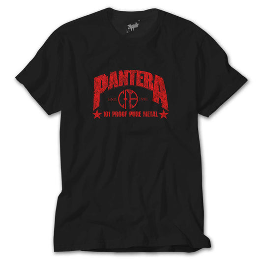 Pantera 101 Proof Pure Metal Siyah Tişört