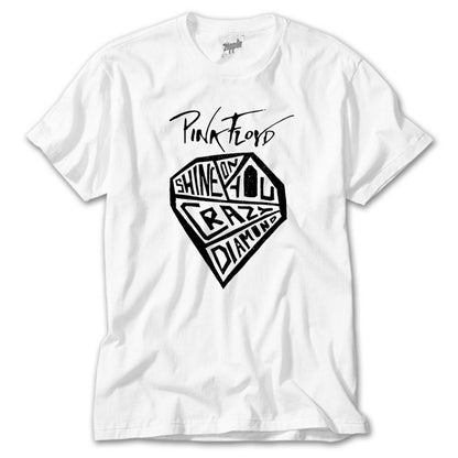 Pink Floyd Crayz Diamond Beyaz Tişört
