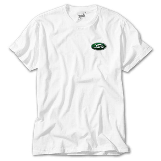 Land Rover Logo Beyaz Tişört
