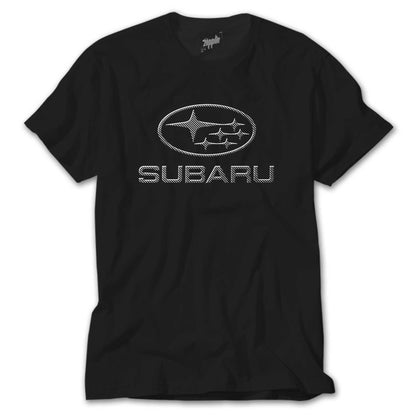 Subaru Carbon Fiber Siyah Tişört