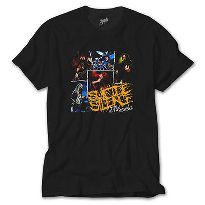 Suicide Silence Lıve And Mental Siyah Tişört