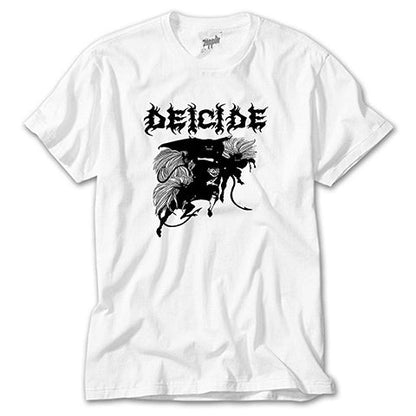 Deicide Band Metal Slayer Beyaz Tişört