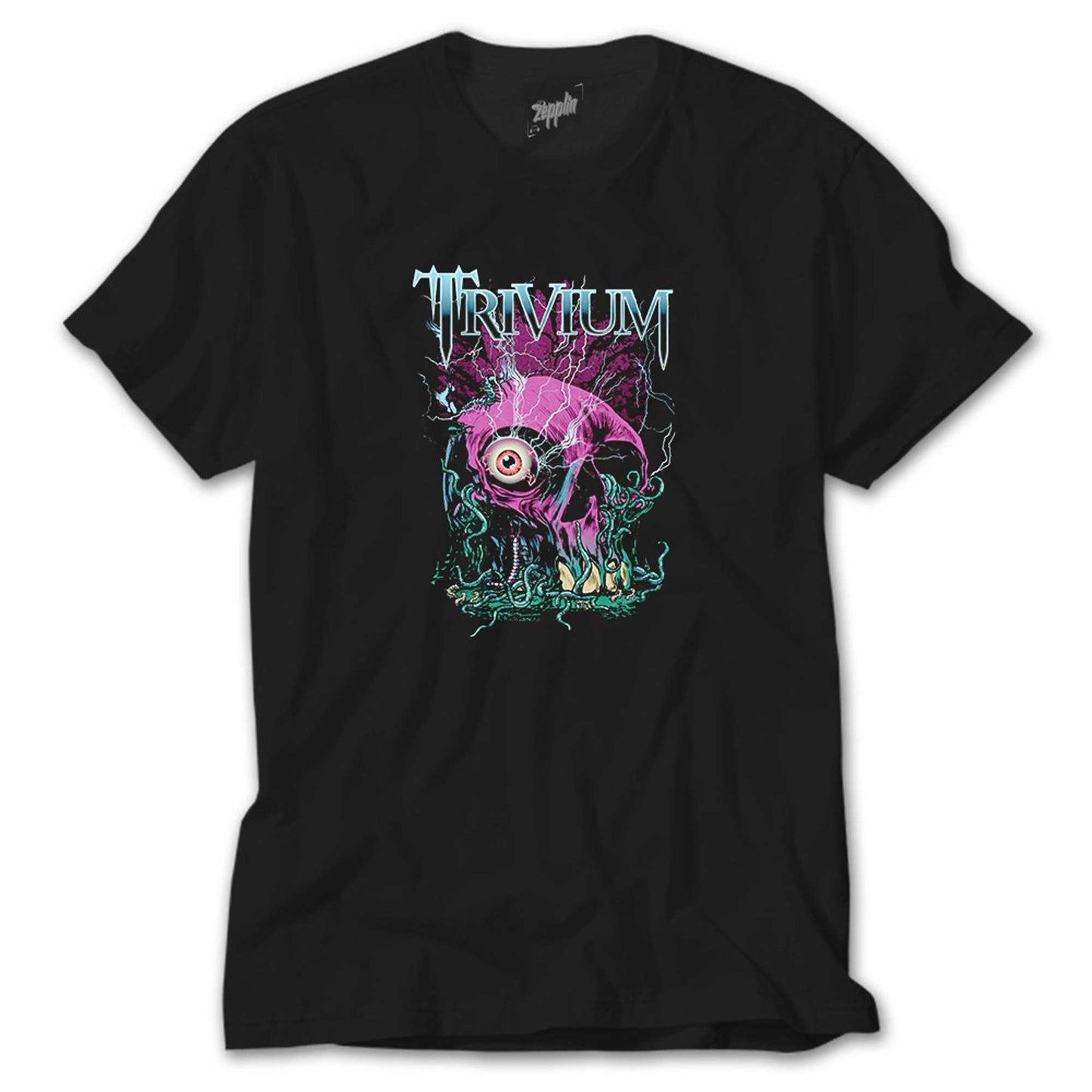 Trivium Design Siyah Tişört