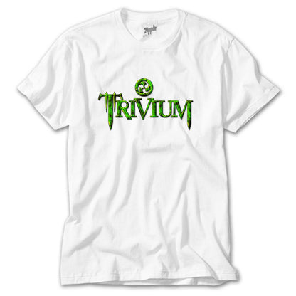 Trivium Logo Beyaz Tişört