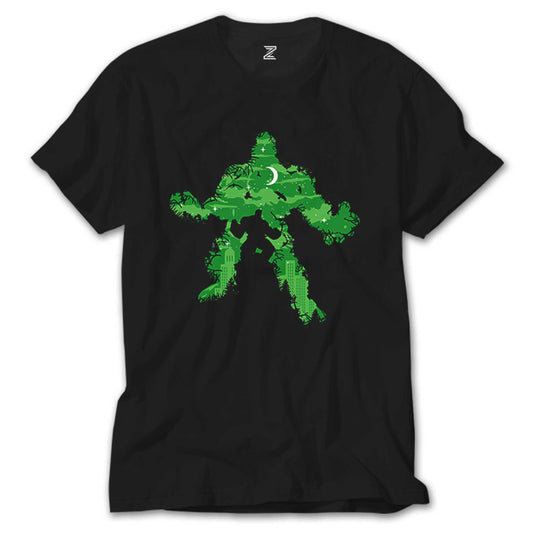 Hulk City Siyah Tişört