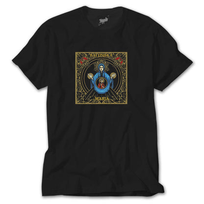 Batushka Raskol Design Siyah Tişört