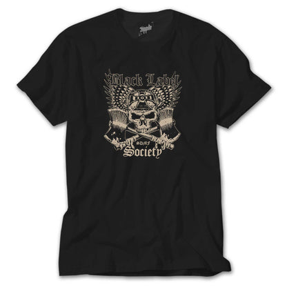 Black Label Society Skull Classic Siyah Tişört
