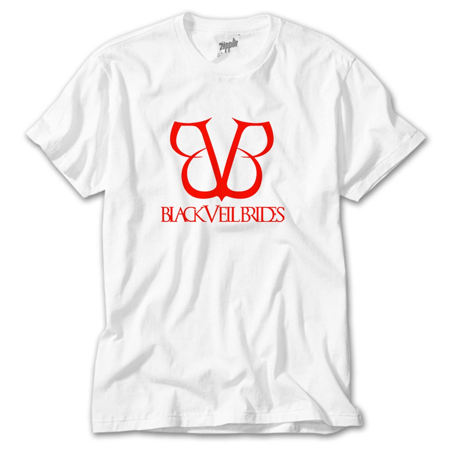 Black Veil Brides Band Logo Beyaz Tişört