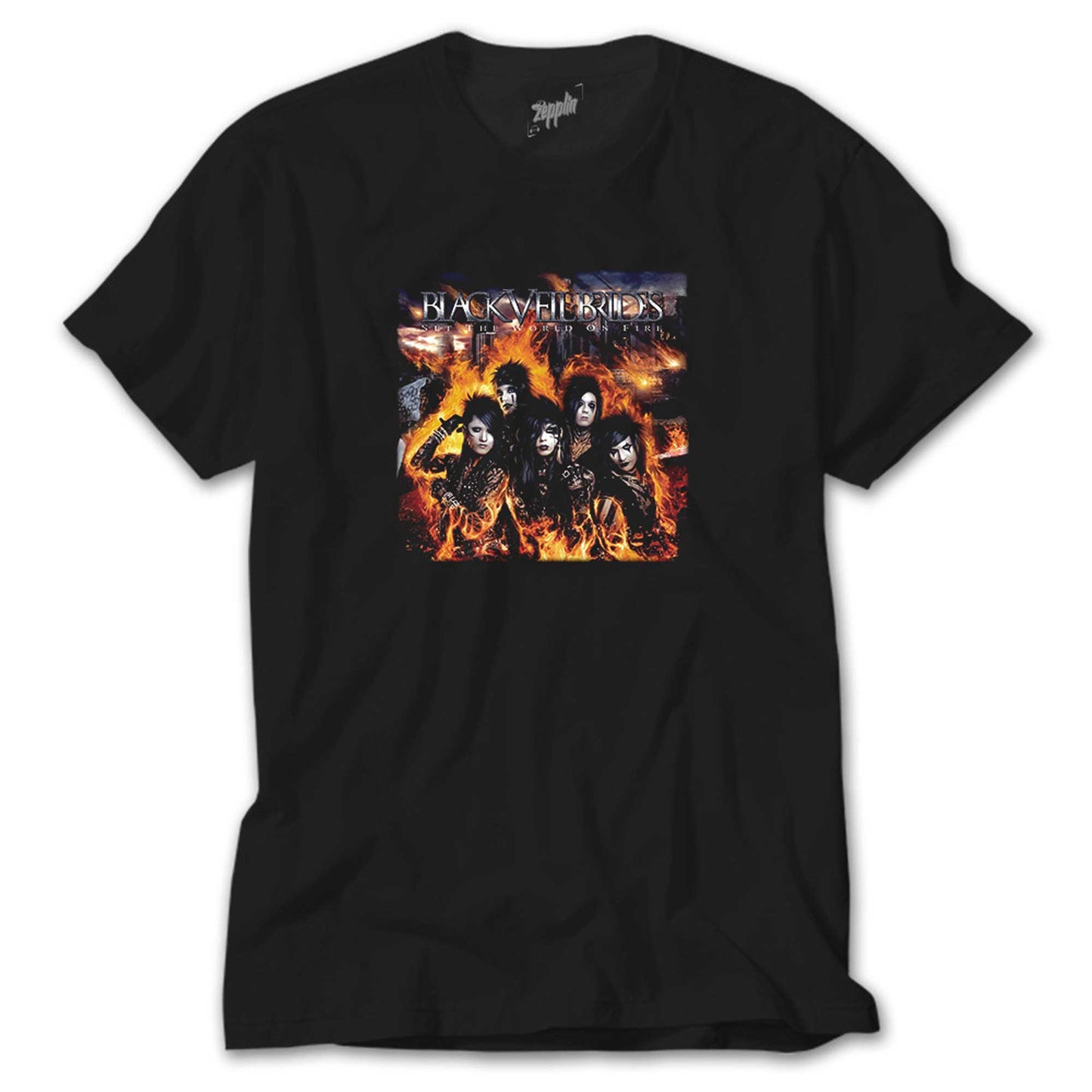 Black Veil Brides Set the World On Fire Siyah Tişört