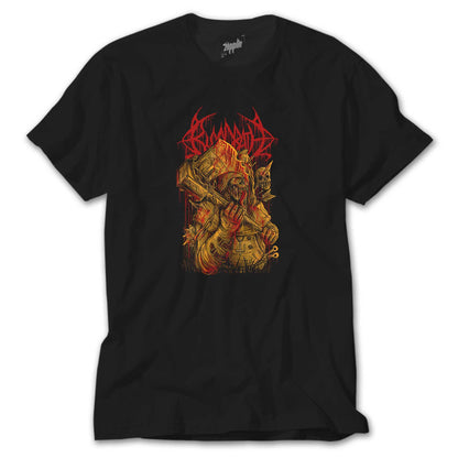 Bloodbath Skull Siyah Tişört