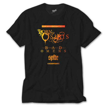 Born Of Osiris Simulation American Tour Siyah Tişört