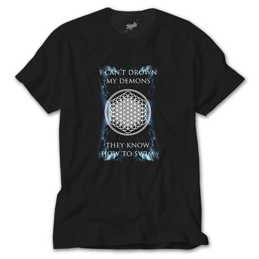 Bring Me The Horizon I Can't Drown My Demons Siyah Tişört