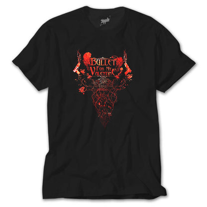 Bullet For My Valentine Rose Siyah Tişört