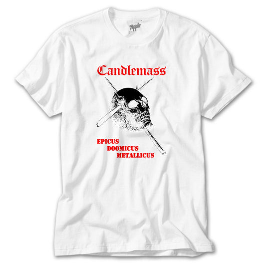 Candlemass Epicus Doomicus Metallicus Beyaz Tişört