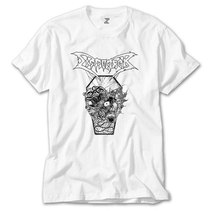 Dismember Skull Beyaz Tişört