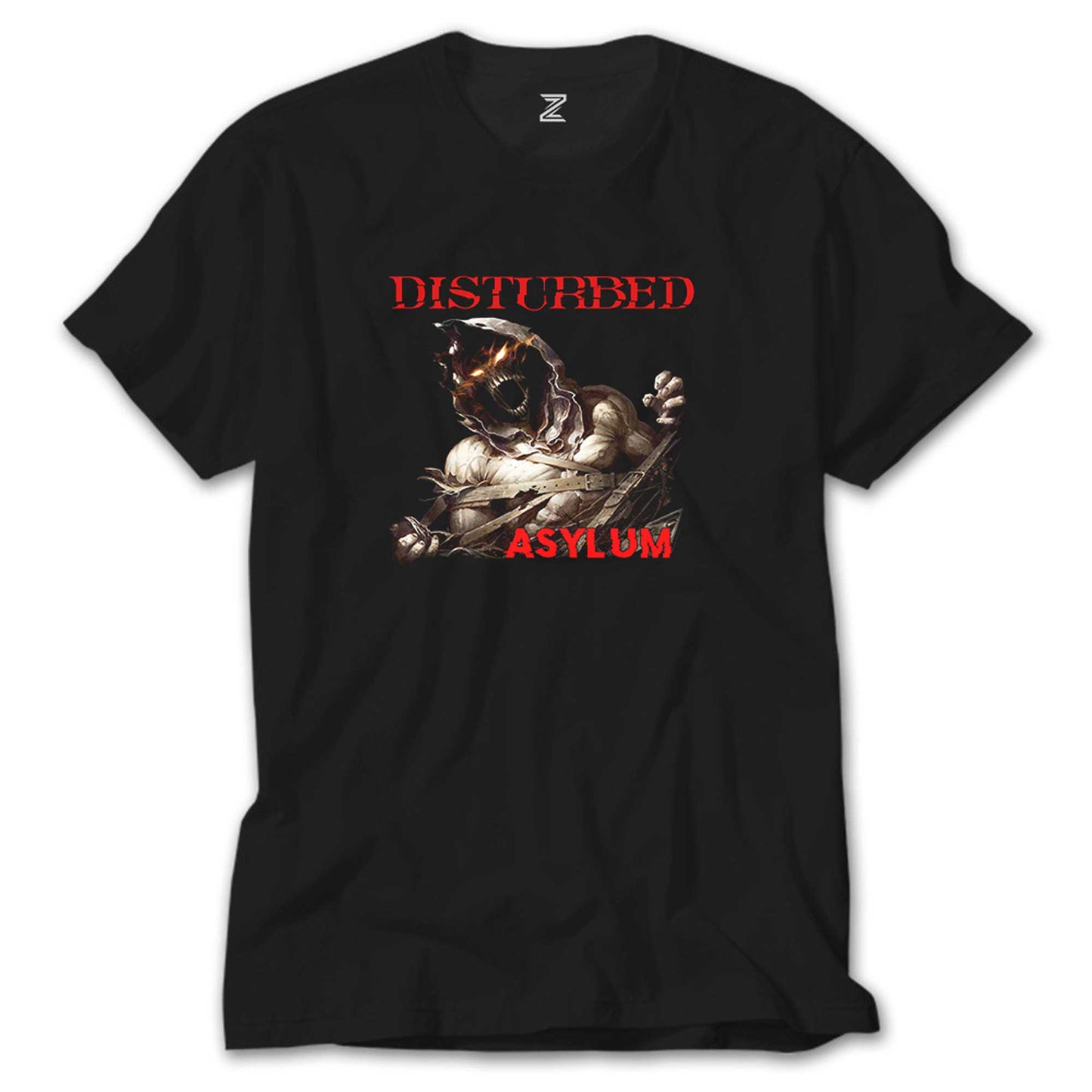 Disturbed Asylum Siyah Tişört