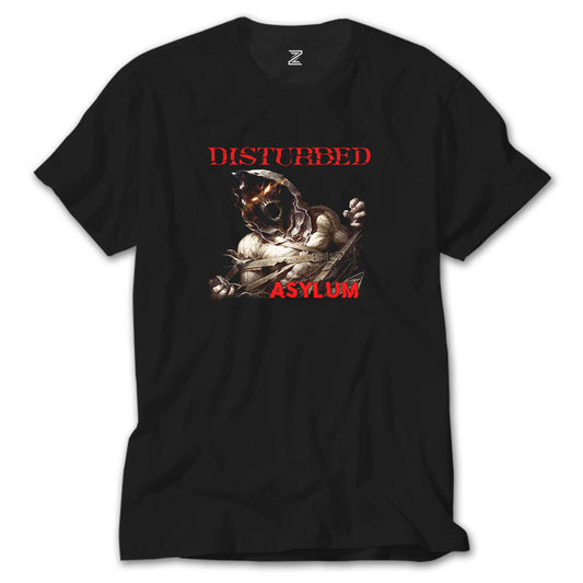 Disturbed Asylum Siyah Tişört