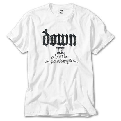 Down ii A Bustle İn Your Hedgerow Beyaz Tişört