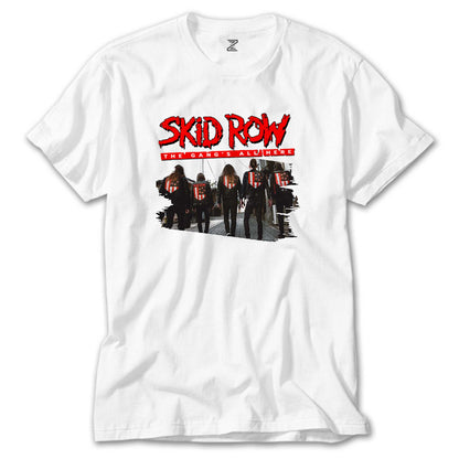 Skid Row The Gang Beyaz Tişört