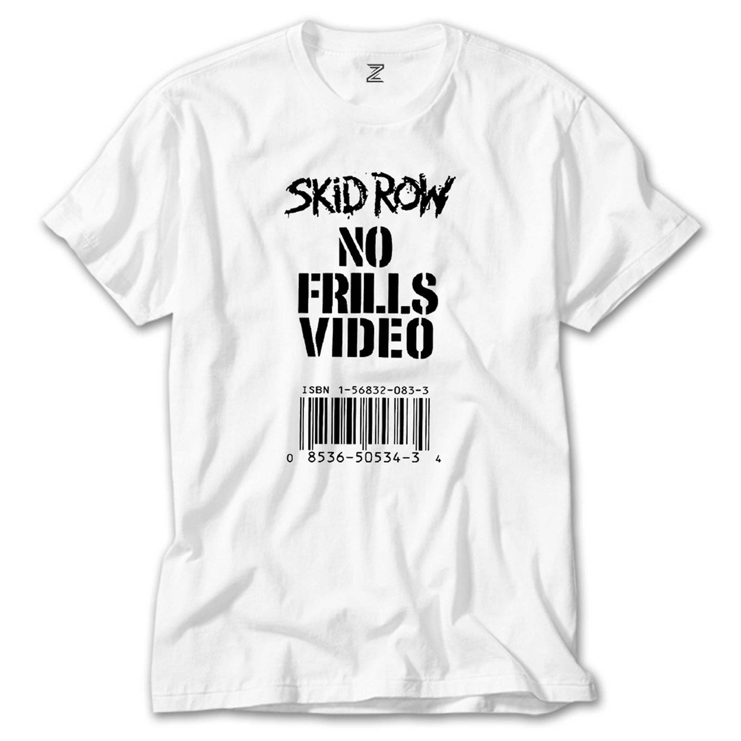 Skid Row No Frills Video Beyaz Tişört