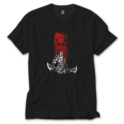 God Of War Kratos Logo Siyah Tişört