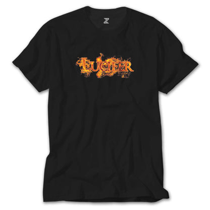 Lucifer Fire Siyah Tişört