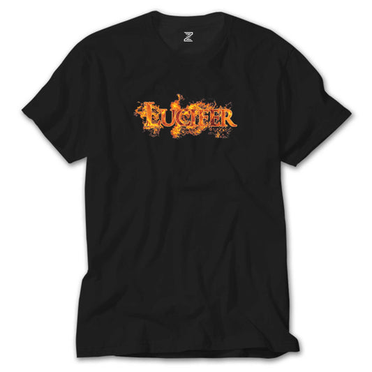 Lucifer Fire Siyah Tişört