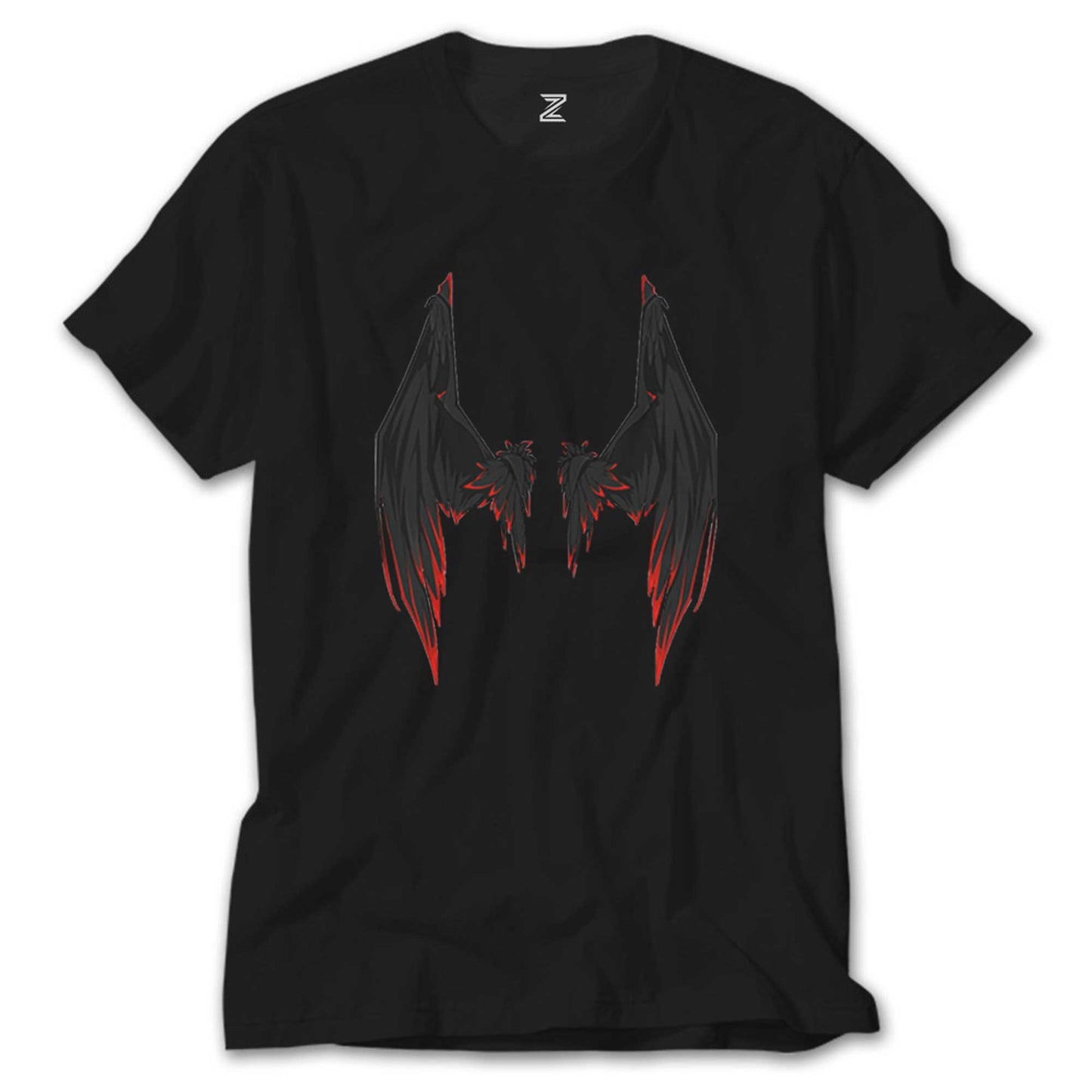 Lucifer Black Wing Siyah Tişört