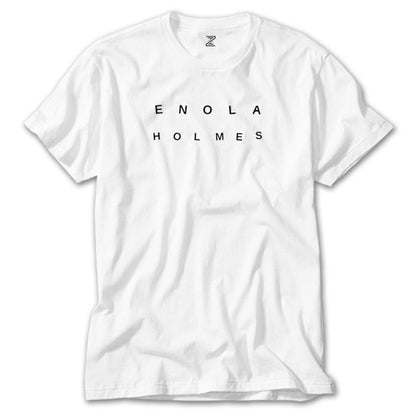 Enola Holmes Beyaz Tişört
