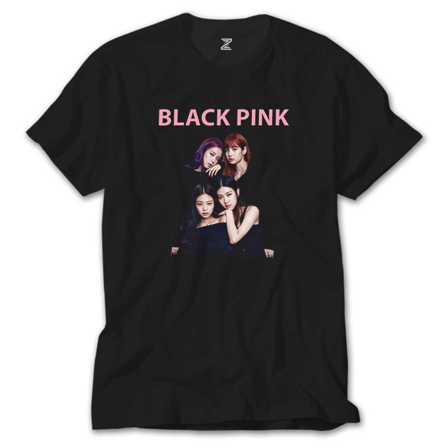 Blackpink Siluet Siyah Tişört