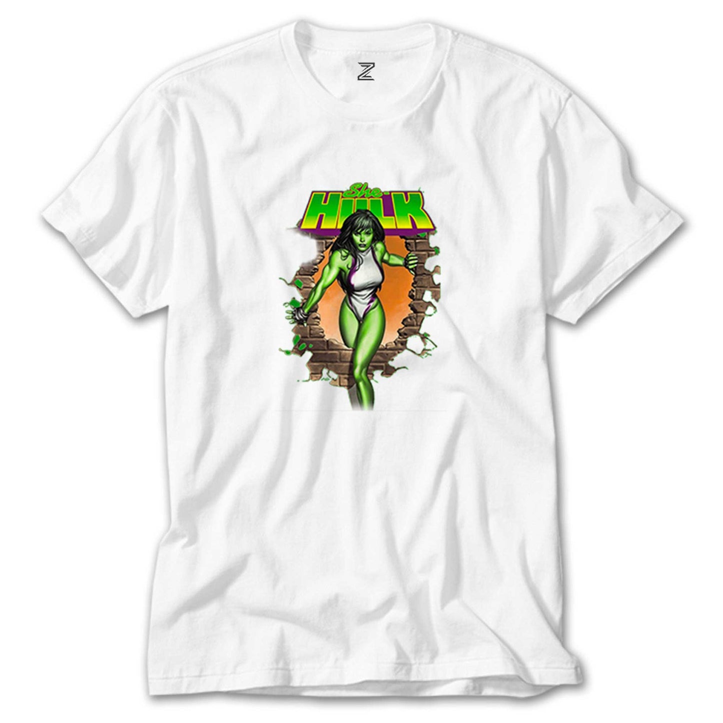She Hulk Duvar Beyaz Tişört
