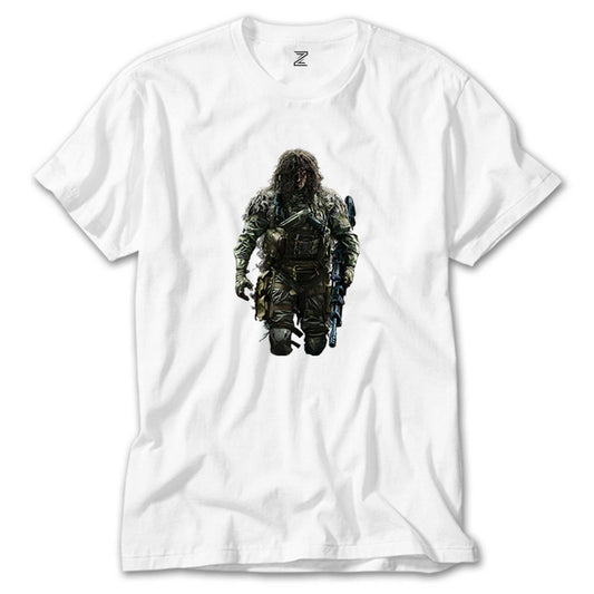 Call Of Duty Big Fighter Beyaz Tişört