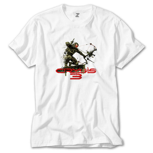 Crysis Level Three Warrior Beyaz Tişört