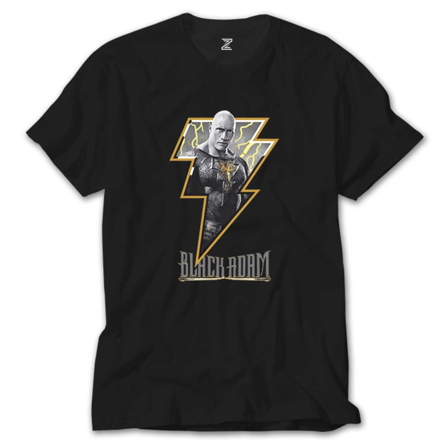 Black Adam Logo Siyah Tişört
