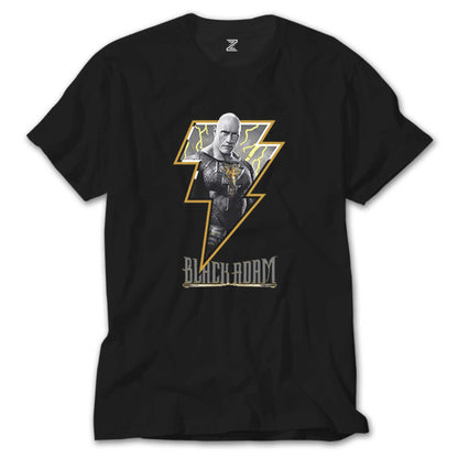 Black Adam Logo Siyah Tişört