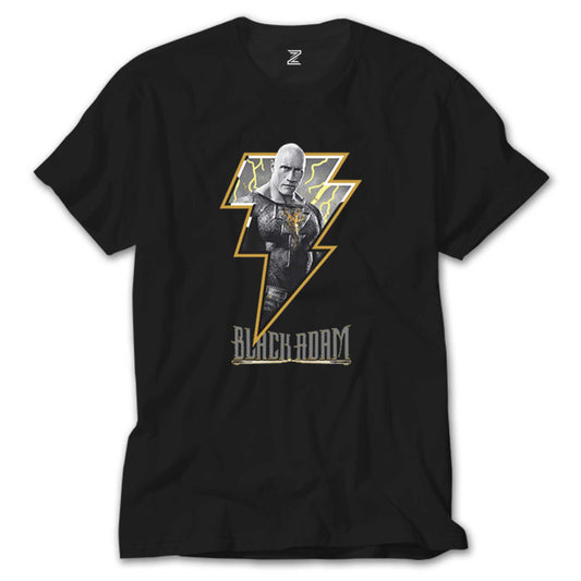 Black Adam Logo Siyah Tişört